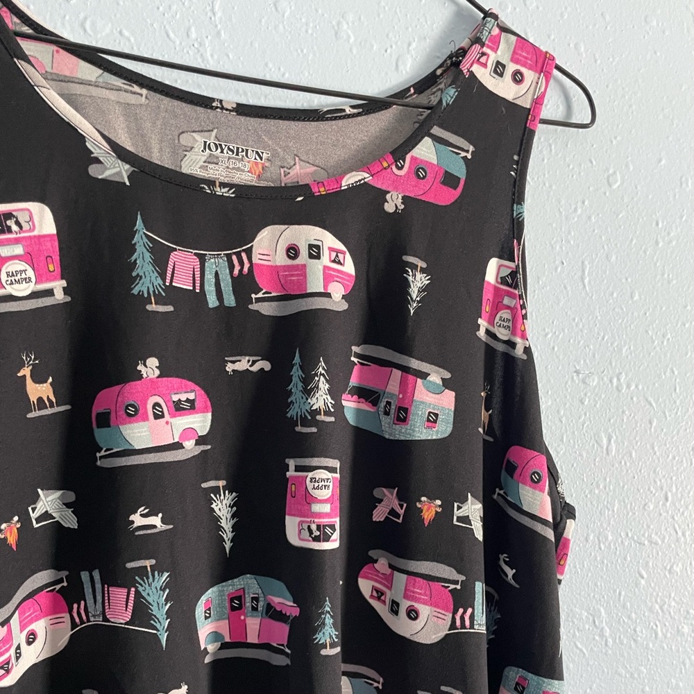 Camper pajama shorts and tank set - Picture 3 of 8